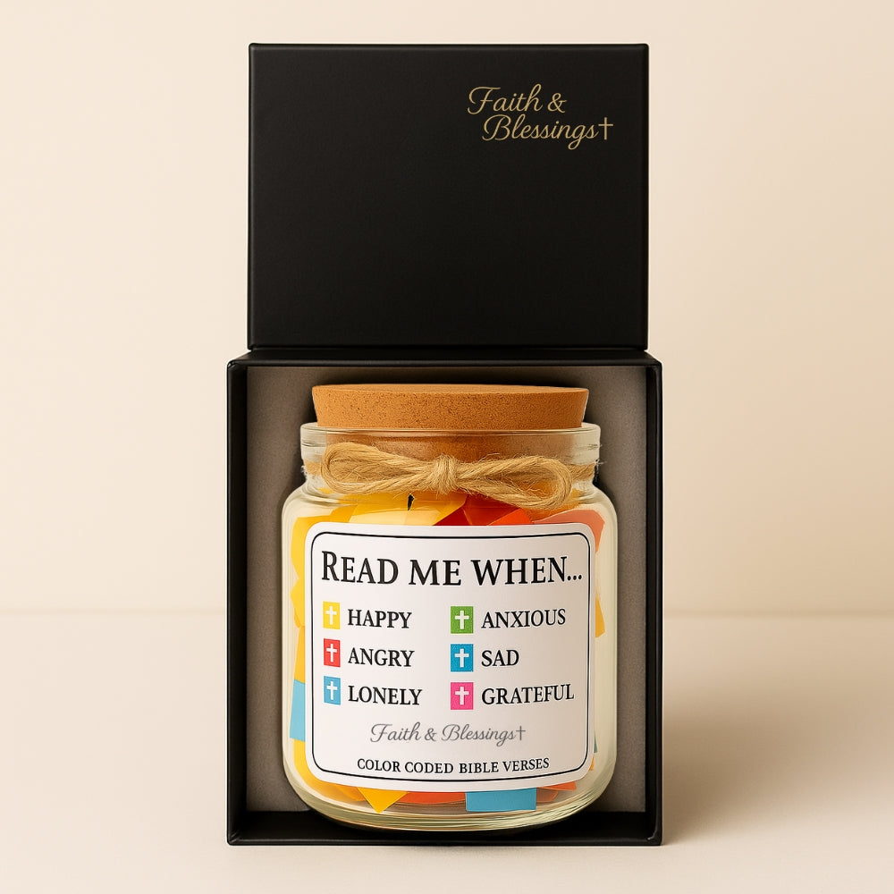 Bible Verse Jar (Gift Box Included)
