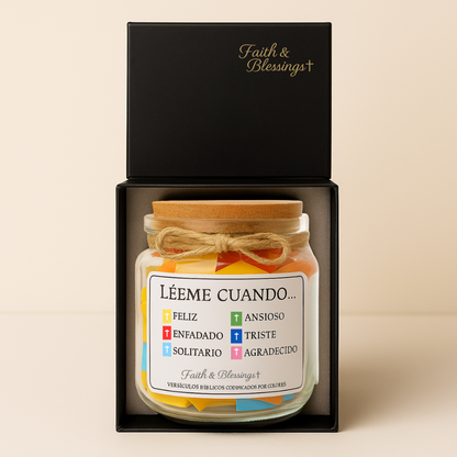 Frasco de Bendiciones (Incluye Caja de Regalo)