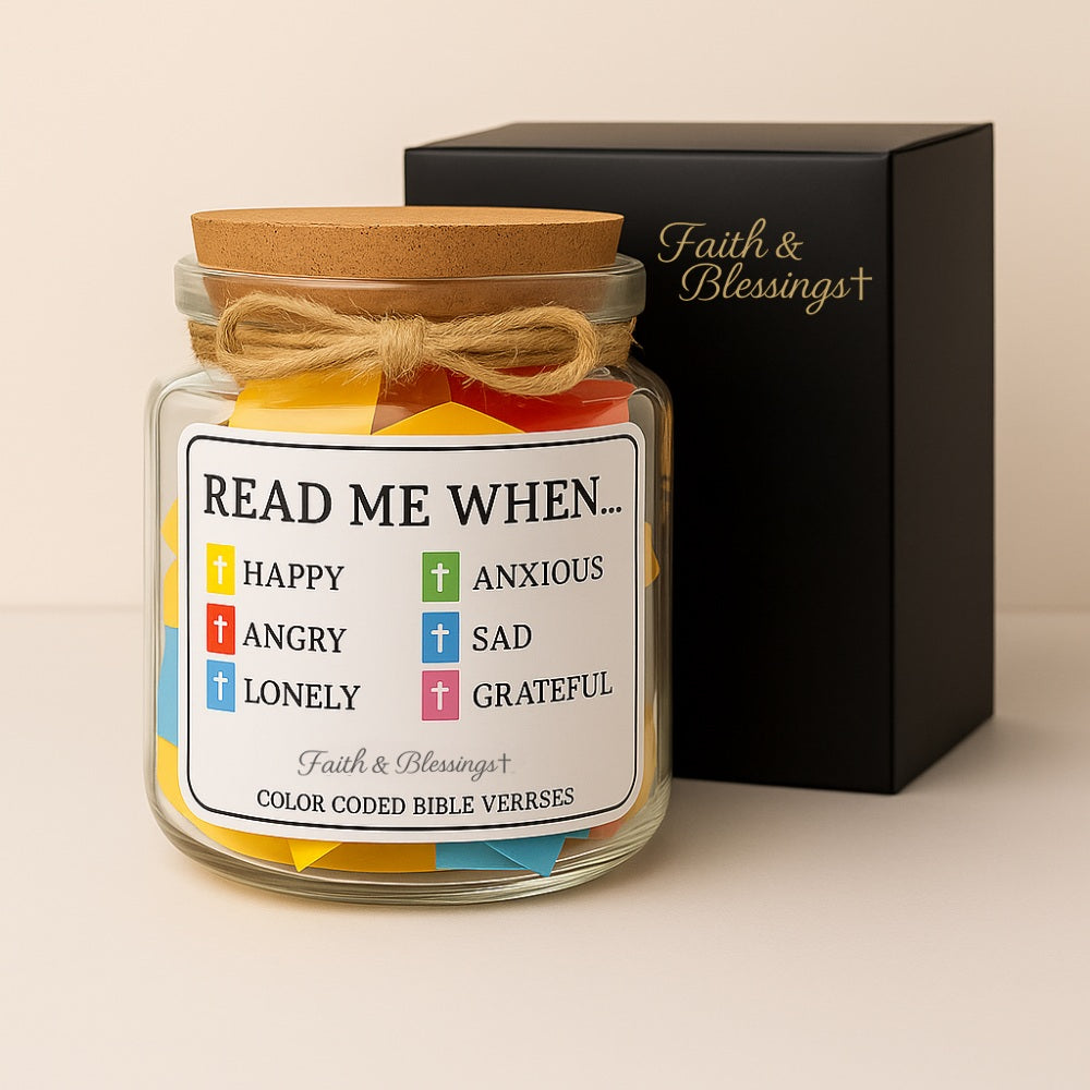 Bible Verse Jar (Gift Box Included)